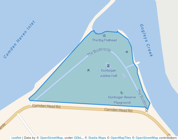 walking in Dunbogan Reserve map in Dunbogan