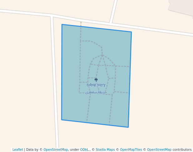 walking in حديقة سقطرى map in Sana'a