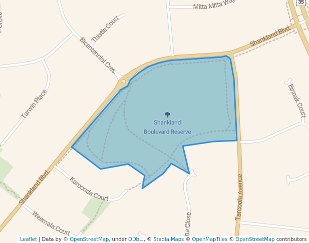 Shankland Boulevard Reserve