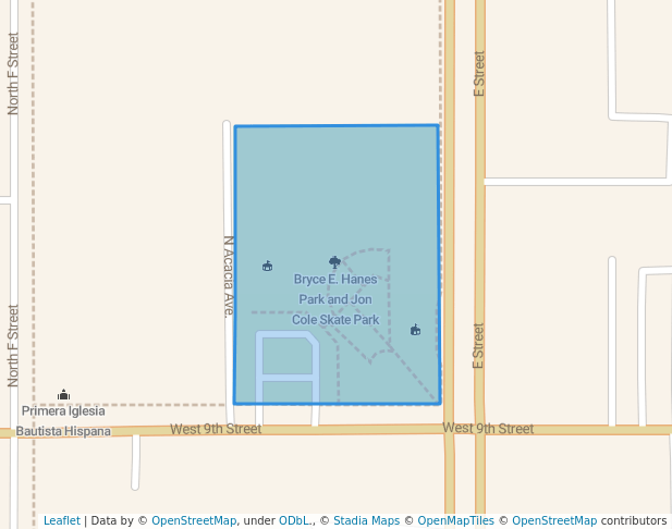 Bryce E. Hanes Park and Jon Cole Skate Park