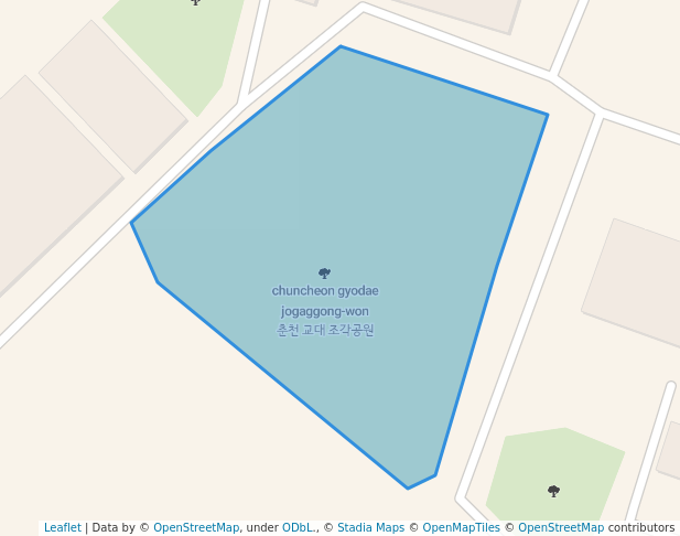 춘천 교대 조각공원