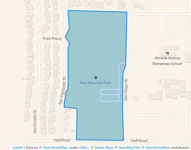 walking in Bear Mountain Park map in Lamont