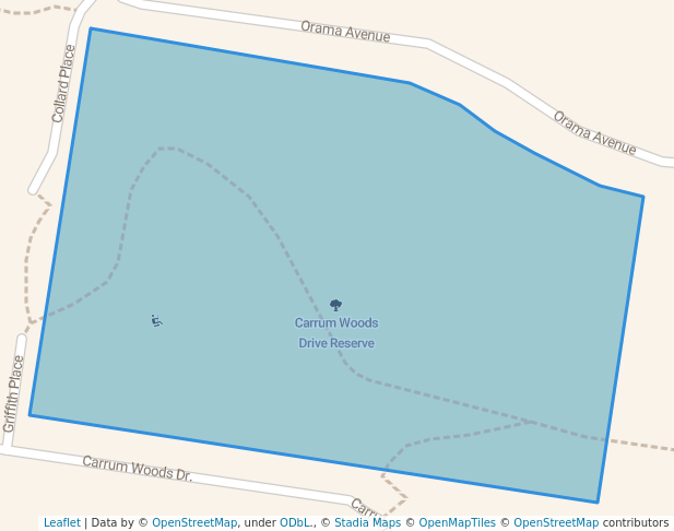 Carrum Woods Drive Reserve