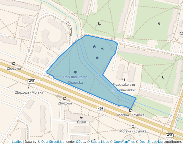 Park nad Strugą Cisowską