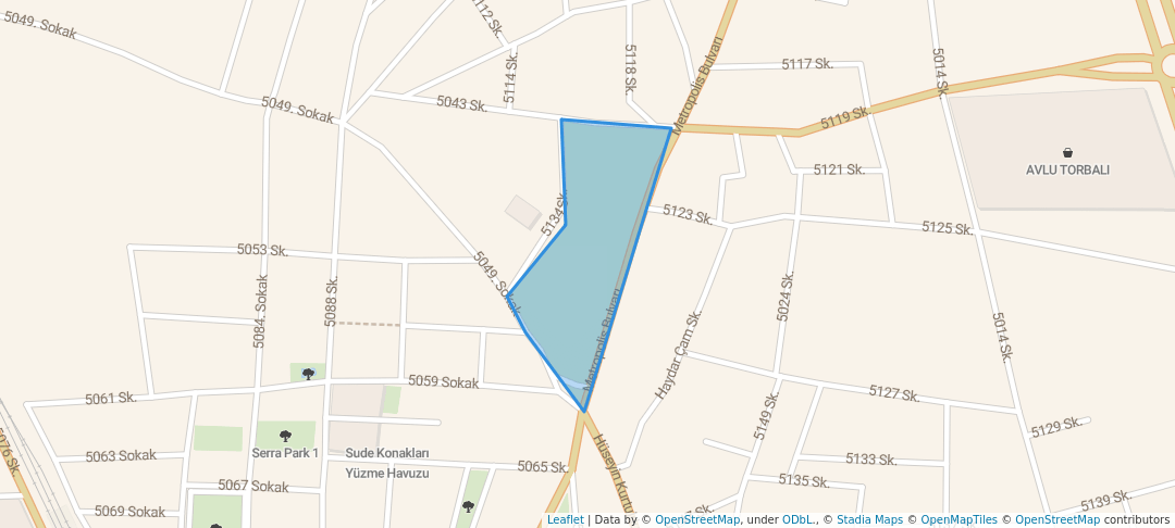 walking in Çamlık Muhtar Necati Memiş Parkı map in Torbalı