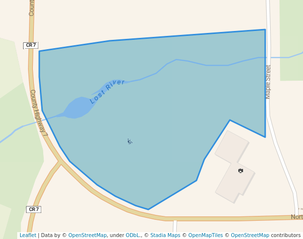 walking in Gonvick City Park map in Gonvick