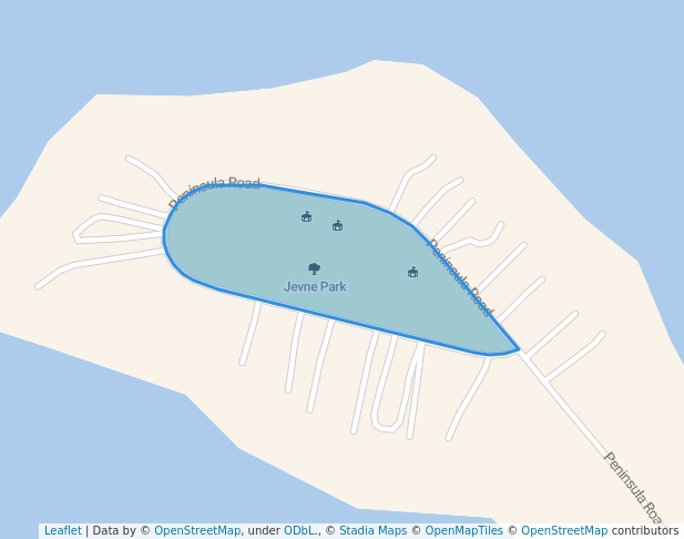 walking in Jevne Park map in Medicine Lake