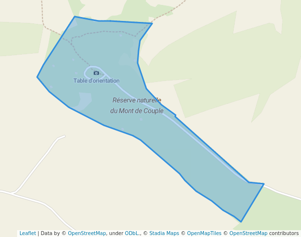 Réserve naturelle du Mont de Couple