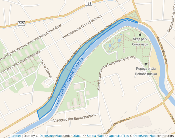 Zelena povrsina uz Timok