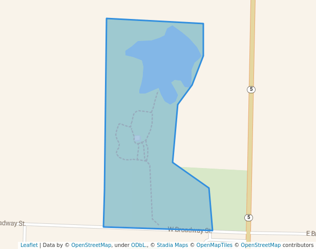 walking in Disney Family Farm map in Marceline