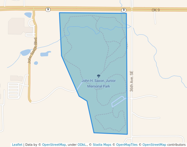 John H. Saxon, Junior Memorial Park