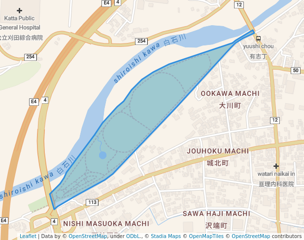 白石川緑地公園