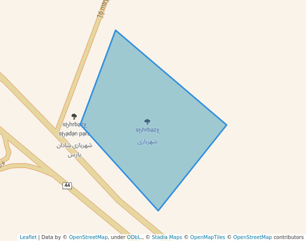 walking in شهربازی map in Forunabad