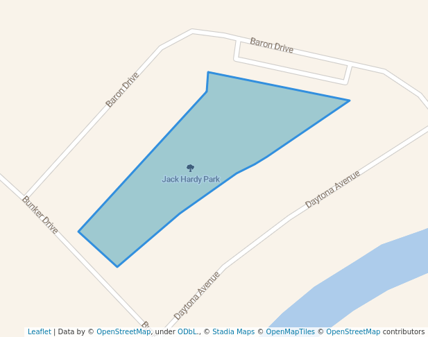 walking in Jack Hardy Park map in Lake Havasu City