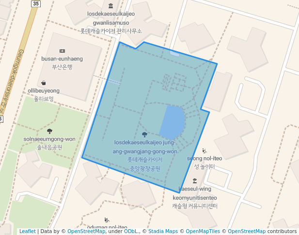 롯데캐슬카이저 중앙광장공원