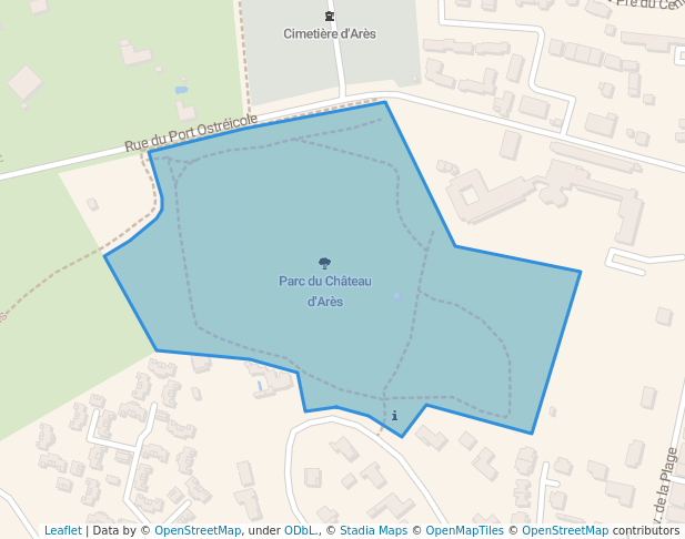 Parc du Château d'Arès