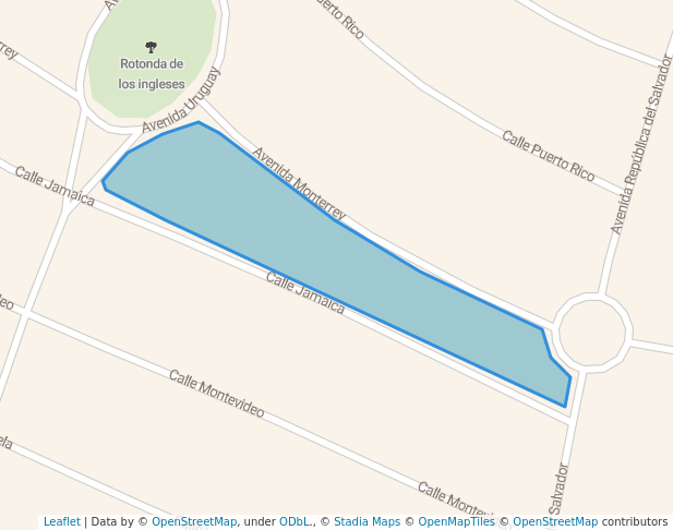 walking in Plaza Guadalupe map in Monclova