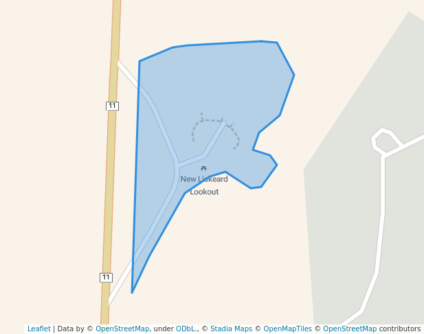 walking in New Liskeard Lookout map in Temiskaming Shores
