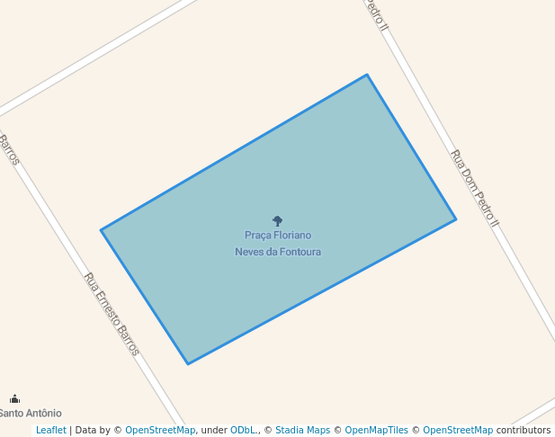 walking in Praça Floriano Neves da Fontoura map in Cachoeira do Sul