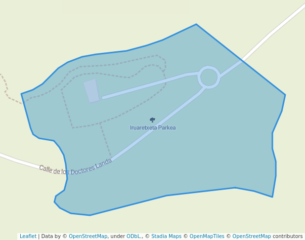 Iruaretxeta Parkea in Basauri | Map and Routes