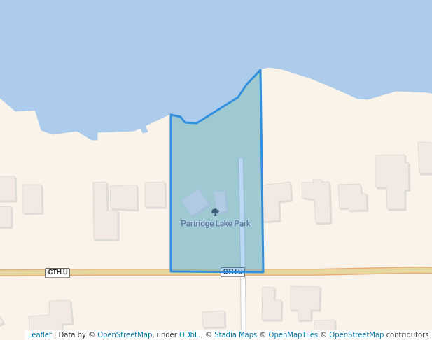 walking in Partridge Lake Park map in Fremont