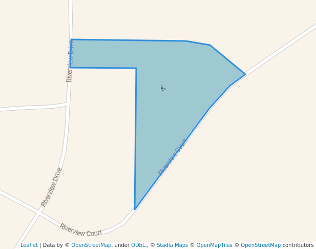 walking in Riverview Park map in Fremont