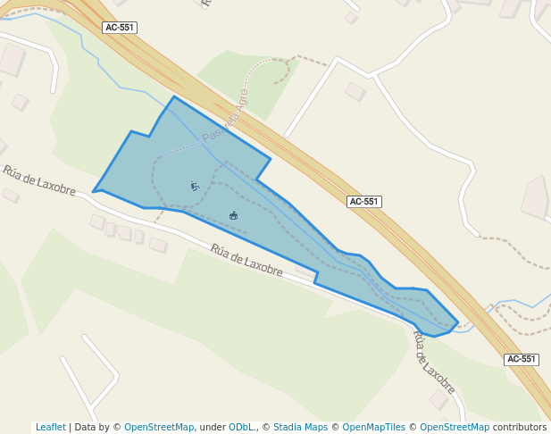 walking in Área Recreativa do Seixedo map in Arteixo