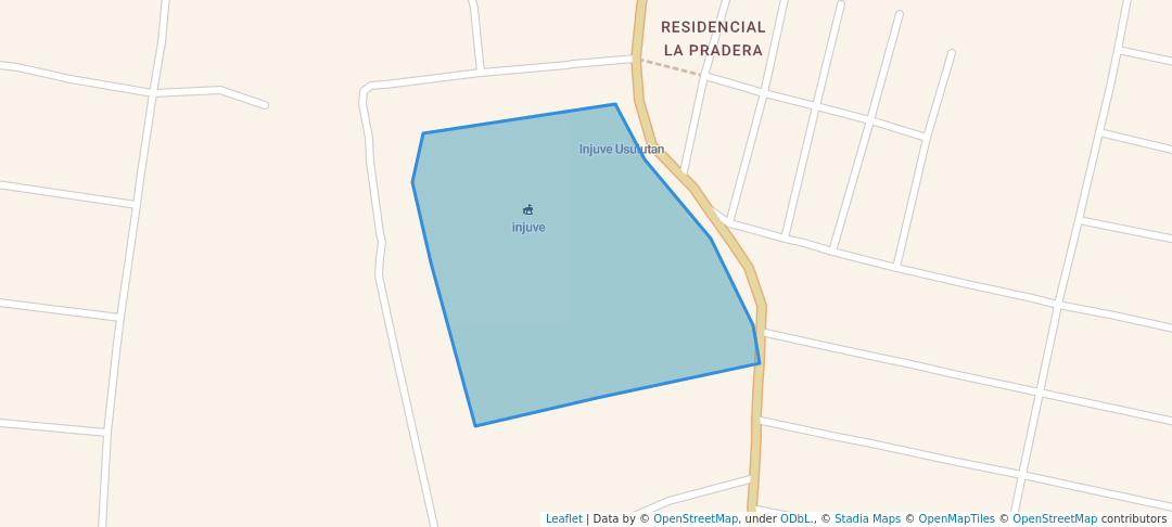 walking in INJUVE usulutan map in Usulutan