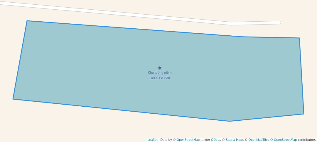 walking in Khu tưởng niệm Liệt sĩ Pò Hèn map in Thành phố Móng Cái