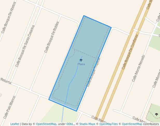 walking in Plaza map in Santa Catarina