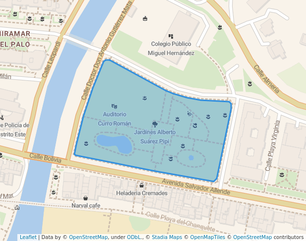 Jardínes Alberto Suárez Pipi