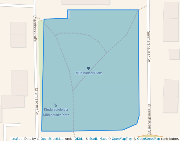 walking in Mühlhäuser Platz map in Kassel