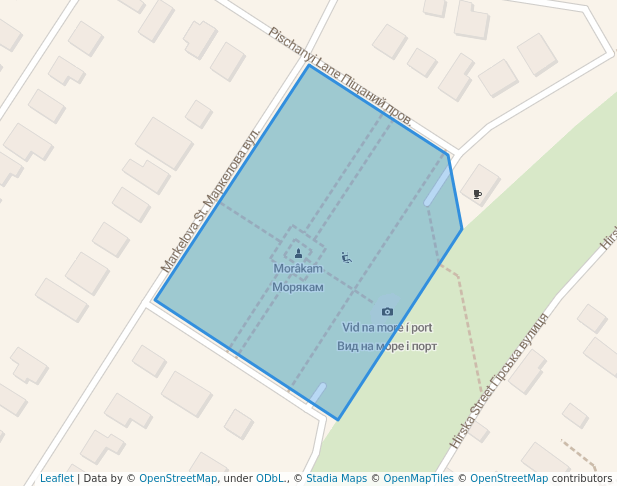 Azov Military flotilla Garden square