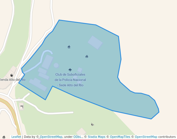 walking in Club de Suboficiales de la Policía Nacional - Sede Alto del Río map in Calarcá