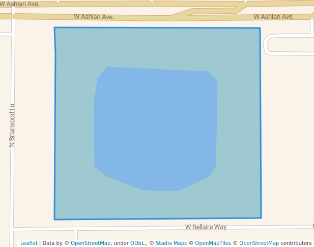 walking in Wilson Park map in Fresno