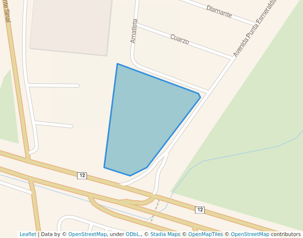 walking in Punta Esmeralda map in Juárez