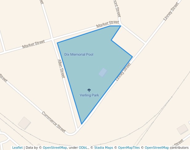 walking in Verling Park map in Gordonsville