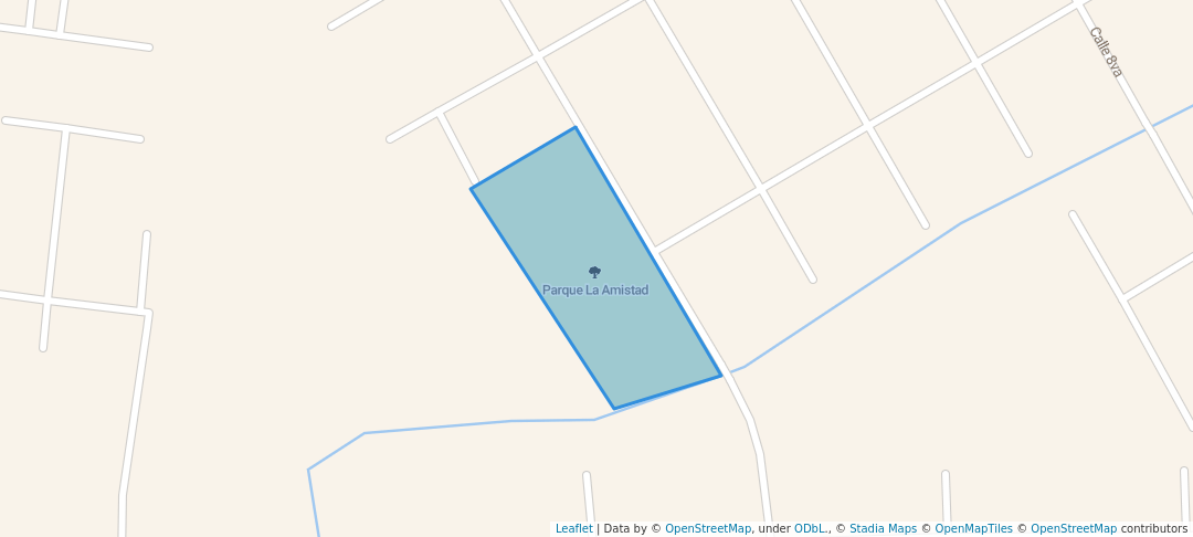 walking in Parque La Amistad map in Vacamonte