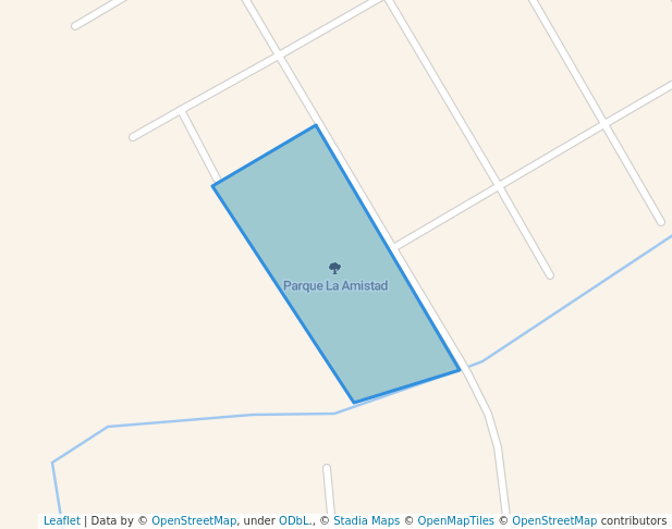 walking in Parque La Amistad map in Vacamonte