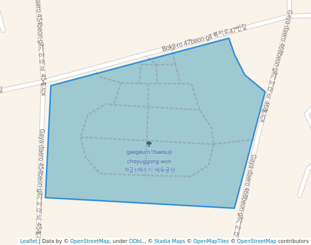 개금1배수지 체육공원