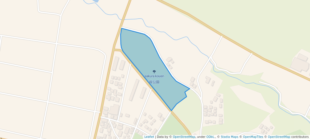 walking in 桜公園 map in Gotemba