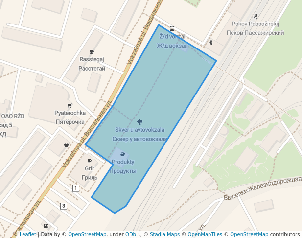 Сквер у автовокзала