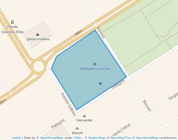 walking in Parque Urbano de Zarate map in Zárate