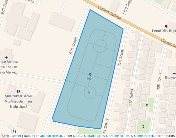 walking in Park map in Batman