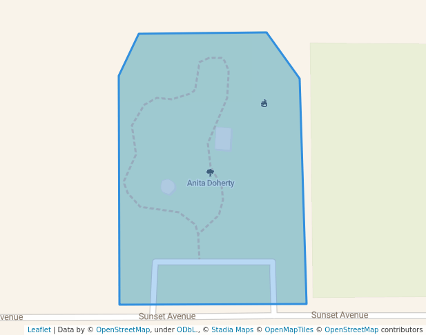 walking in Anita Doherty map in Freeport