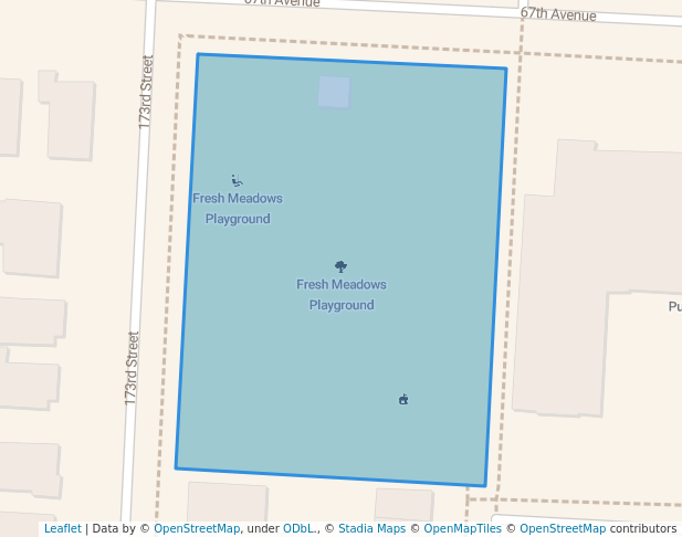 Fresh Meadows Playground in New York | Map and Routes
