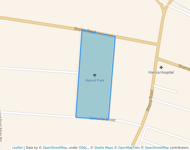 Rasool Park in Lahore | Map and Routes