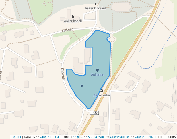 Askertun in Asker | Map and Routes