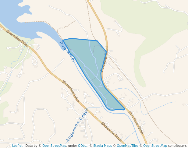 walking in Bake Stuart Park map in Cottage Grove