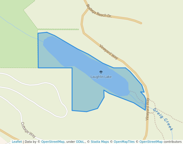 walking in Laughlin Lake map in Galiano Island
